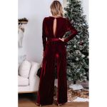 SalopetÄƒ ElegantÄƒ Din Imitatie De Catifea, Rosu