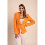 Blazer Cu Guler Clasic, Portocaliu