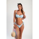 Costum De Baie Din Doua Piese Cu Sutien Captusit, Albastru Deschis
