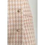 Fusta Mini Din Tweed, Bej