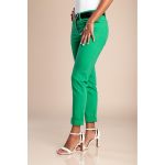 Pantaloni Skinny Din Bumbac, Verde Deschis