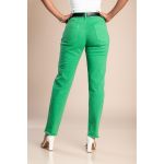 Pantaloni Skinny Din Bumbac, Verzi