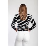 Top Din Tricot Cu Maneci Lungi, Negru