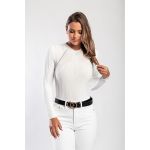Top Tricotat Cu Maneci Lungi, Alb