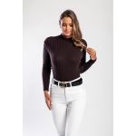 Top Tricotat Cu Maneci Lungi, Maro