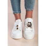 Adidasii La Moda Cu Detalii Decorative, Alb/Negru