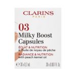 Clarins Milky Boost Capsules fond de ten lichid pentru o piele luminoasă și uniformă 03 30 x 0,2 ml