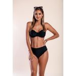 Costum De Baie Din Doua Piese Cu Volane, Negru
