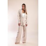 Set Elegant Blazer È˜i Pantaloni, Bej