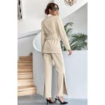 Set Elegant Blazer Si Pantalon, Bej