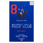 Beverly Hills Polo Club 8 Sport Eau de Toilette bărbați 100 ml