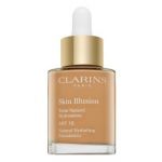 Clarins Skin Illusion Natural Hydrating Foundation fond de ten lichid cu efect de hidratare 112 Amber 30 ml