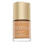 Clarins Skin Illusion Velvet Natural Matifying & Hydrating Foundation fond de ten lichid cu efect matifiant 112C Amber 30 ml