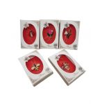 Martisor engros in cutiuta brose metal diverse 24 buc/set