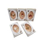 Martisor engros in cutiuta brose metal diverse 24 buc/set