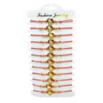 Pachet Avantajos Engros, Bratari Martisor cu snur reglabil, modele combinate, 12buc/set