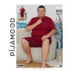 Pijamale scurte Engros pentru barbati, Pijamood, cu model imprimat, batal