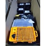 Set Surubelnite de Precizie ENGROSS , 115 in 1, pentru Ceas, Telefon Mobil, Aparate Electrocasnice, Cutie de Depozitare