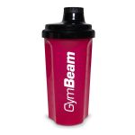 Shaker roșu 500 ml - GymBeam