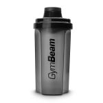 Shaker negru Transparent Black 700 ml - GymBeam