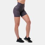 Pantaloni scurți pentru femei Fit & Smart Biker Marron - NEBBIA