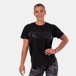 Tricou pentru femei Invisible Logo Black - NEBBIA