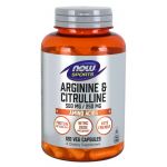 Arginină & Citrulină - NOW Foods