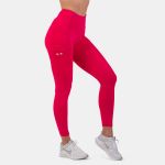 Colanți pentru femei Active High Waist Smart Pocket Pink - NEBBIA