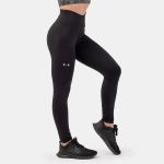 Colanți pentru femei Classic High Waist Performance Black - NEBBIA