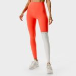 Colanți pentru femei LAB360º Colour Block Hot Coral - SQUATWOLF