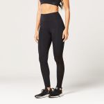 Colanți pentru femei Mesh Insert Black - SQUATWOLF