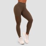 Colanți pentru femei Mesh Panel Olive - GymBeam