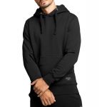 Hanorac pentru bărbați Borg Hood Centre Black Beauty - BJÖRN BORG