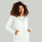 Hanorac pentru femei cu fermoar Nova Moon Grey - STRIX