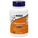 L-Metionină 500 mg - NOW Foods