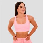 Sutien sport Mesh Panel Pink - GymBeam