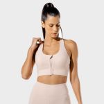 Sutien sport Zip Up Peachy Keen - SQUATWOLF