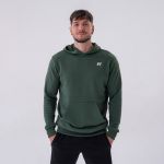 Hanorac pentru bărbați Pouch Pocket Dark Green - NEBBIA