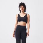 Sutien sport Free Cut Mid-Support Black - SQUATWOLF