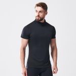 Tricou Vented Workout Top Black - SQUATWOLF