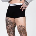 Boxeri pentru bărbați Essentials 3Pack Black - GymBeam