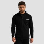 Hanorac cu fermoar Limitless Black - GymBeam