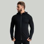Hanorac cu fermoar MERINO I Black - STRIX