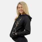 Hanorac pentru femei Intense Signature Black/Gold - NEBBIA