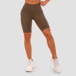 Pantaloni scurți pentru femei Biker Olive - GymBeam