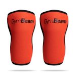 Bandaj din neopren pentru genunchi Conquer Red - GymBeam