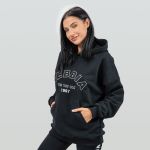 Hanorac pentru femei Oversize Gym Rat Black - NEBBIA