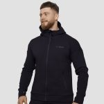 Hanorac cu fermoar Agile Onyx - GymBeam