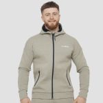 Hanorac cu fermoar Agile Sage - GymBeam