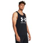 Maiou SPORTSTYLE LOGO TANK Black - Under Armour